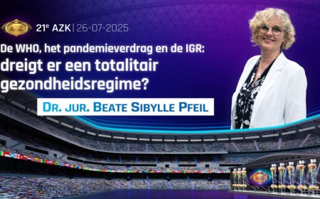 21e AZK - Dr. Beate Pfeil: De WHO, het pandemieverdrag en de IGR:  dreigt er een totalitair gezondheidsregime?