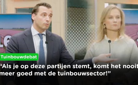 "Nederlandse telers verdienen een gelijk speelveld met de rest van Europa", Baudet in Tuinbouwdebat