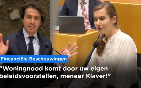 "Een kind uit groep 3 kan dit ook bedenken", De Vos (FVD) tegen Klaver (GL) over woningnood