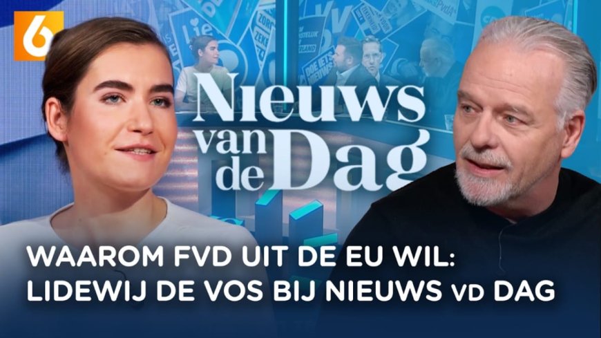Lidewij de Vos bespreekt NEXIT met Wierd Duk bij Nieuws van de Dag