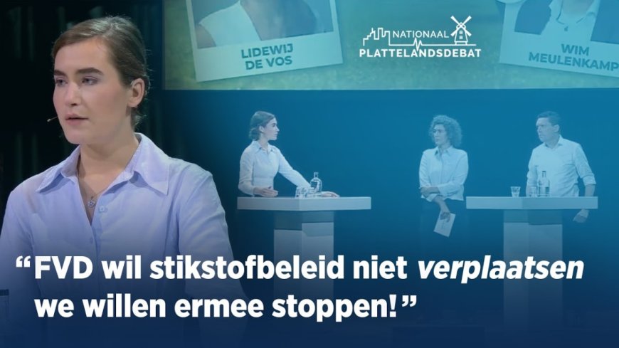 "Onze overheid maakt de beste landbouwsector ter wereld kapot!" Lidewij de Vos in Landbouwdebat