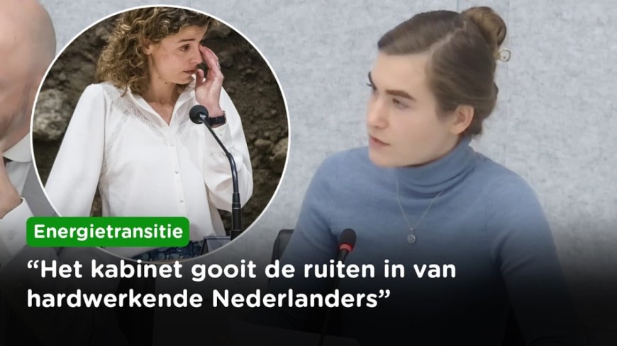 Investeringen in 'groene groei' blijken weggegooid geld, Lidewij de Vos (FVD) in klimaatdebat