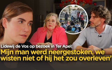 Lidewij de Vos op bezoek in Ter Apel: horrorverhalen over criminaliteit AZC