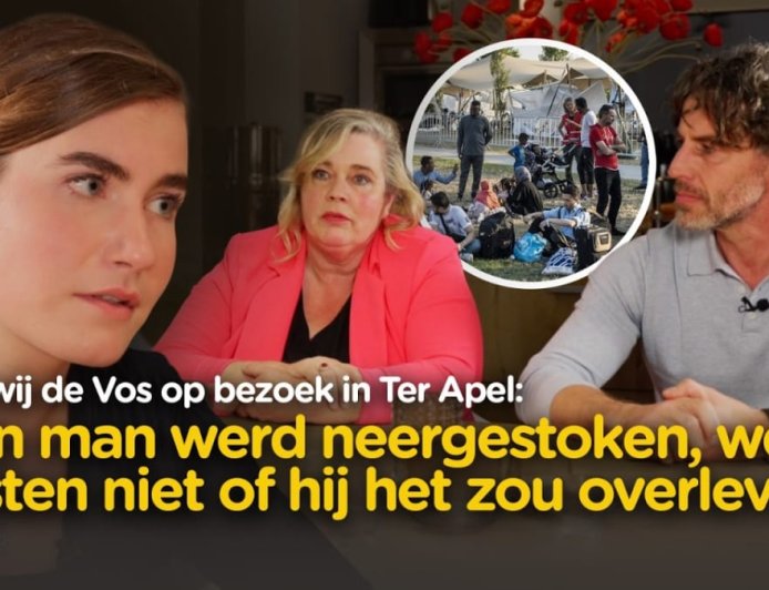 Lidewij de Vos op bezoek in Ter Apel: horrorverhalen over criminaliteit AZC